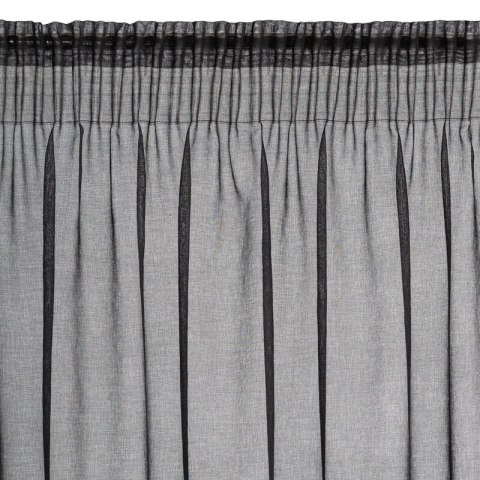 FIRANA GOTOWA CARLI NA TAŚMIE 140 X 250 CM CZARNY EUROFIRANY FIRANA GOTOWA CARLI NA TAŚMIE 140 X 250 CM CZARNY EUROFIRANY
