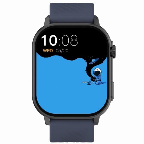 Smartwatch Gravity GT15-4 Niebieski Pasek Silikonowy + Tytanowa Bransoleta Smartwatch Gravity GT15-4 Niebieski Pasek Silikonowy + Tytanowa Bransoleta