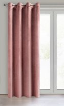 ZASŁONA GOTOWA D91 ROSA 140 X 250 CM CIEMNORÓŻOWY EUROFIRANY