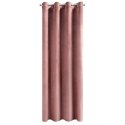 ZASŁONA GOTOWA D91 ROSA 140 X 250 CM CIEMNORÓŻOWY EUROFIRANY