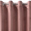 ZASŁONA GOTOWA D91 ROSA 140 X 250 CM CIEMNORÓŻOWY EUROFIRANY