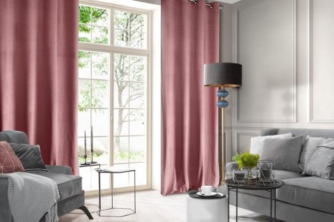 ZASŁONA GOTOWA D91 ROSA 140 X 250 CM CIEMNORÓŻOWY EUROFIRANY ZASŁONA GOTOWA D91 ROSA 140 X 250 CM CIEMNORÓŻOWY EUROFIRANY