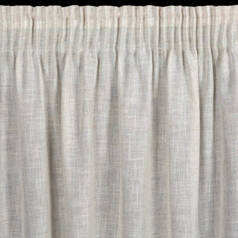 ZASŁONA GOTOWA KARLI NA TAŚMIE 140 X 270 CM NATURALNY EUROFIRANY ZASŁONA GOTOWA KARLI NA TAŚMIE 140 X 270 CM NATURALNY EUROFIRANY