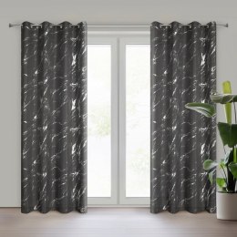 ZASŁONA GOTOWA LANI 140 X 250 CM STALOWY EUROFIRANY