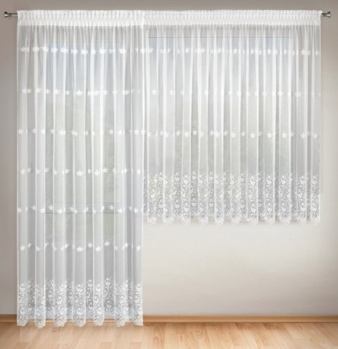 FIRANA GOTOWA DEK 400 X 160 CM BIAŁY EUROFIRANY FIRANA GOTOWA DEK 400 X 160 CM BIAŁY EUROFIRANY