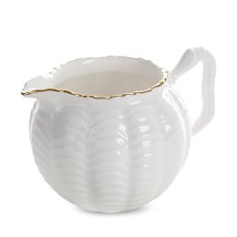 CERAMIKA 14 X 10 X 8 CM KREMOWY EUROFIRANY
