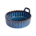 MISA DEKORACYJNA AVRIL 17 X 16 X 8 CM GRANATOWY EUROFIRANY