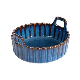 MISA DEKORACYJNA AVRIL 17 X 16 X 8 CM GRANATOWY EUROFIRANY