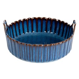 MISA DEKORACYJNA AVRIL 23 X 22 X 10 CM GRANATOWY EUROFIRANY