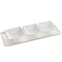 PATERA DEKORACYJNA GAIA (03) 42 X 16 X 2 CM KREMOWY EUROFIRANY