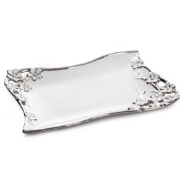 PATERA DEKORACYJNA KARIN (01) 36 X 26 X 4 CM BIAŁY EUROFIRANY