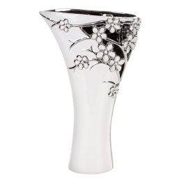 WAZON DEKORACYJNY KARIN (01) 24 X 10 X 39 CM BIAŁY EUROFIRANY