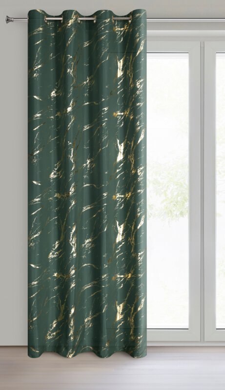 ZASŁONA GOTOWA LANI 140 X 250 CM CIEMNOZIELONY EUROFIRANY ZASŁONA GOTOWA LANI 140 X 250 CM CIEMNOZIELONY EUROFIRANY
