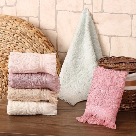 Ręcznik bawełniany frotte ESRA/110/V1 6x30x50 kpl. Karna Home Ręcznik bawełniany frotte ESRA/110/V1 6x30x50 kpl. Karna Home