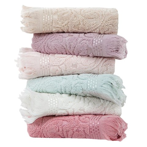 Ręcznik bawełniany frotte ESRA/110/V1 6x30x50 kpl. Karna Home Ręcznik bawełniany frotte ESRA/110/V1 6x30x50 kpl. Karna Home
