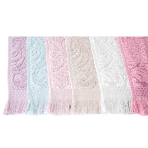 Ręcznik bawełniany frotte ESRA/110/V1 6x30x50 kpl. Karna Home Ręcznik bawełniany frotte ESRA/110/V1 6x30x50 kpl. Karna Home