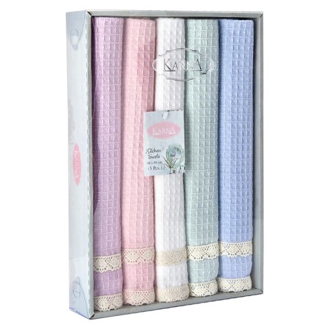 Ręcznik bawełniany waffle KOPENAKI/3160/V1/ 5x40x60 kpl. Karna Home Ręcznik bawełniany waffle KOPENAKI/3160/V1/ 5x40x60 kpl. Karna Home