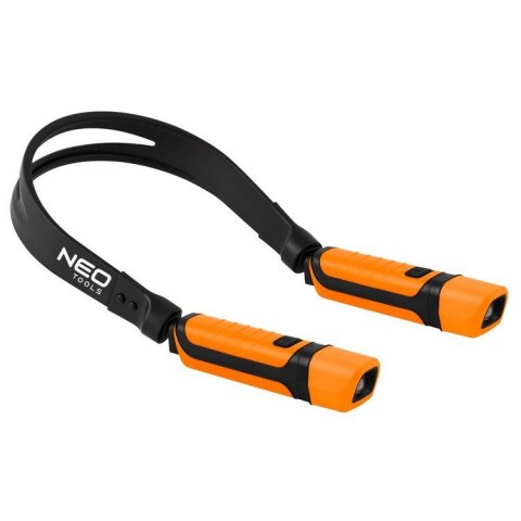 LATARKA NA SZYJE 300LM 2W+2W LATARKA NA SZYJE 300LM 2W+2W