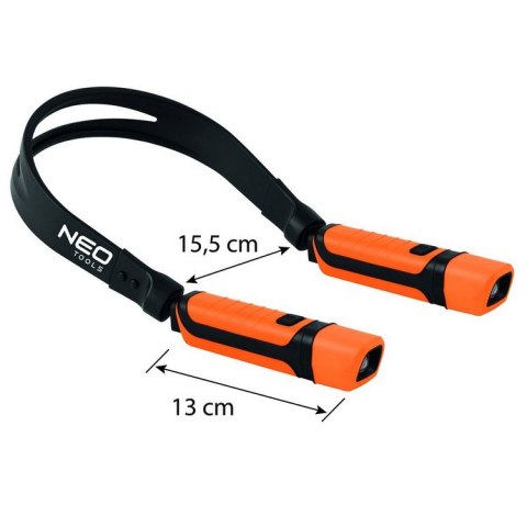 LATARKA NA SZYJE 300LM 2W+2W LATARKA NA SZYJE 300LM 2W+2W
