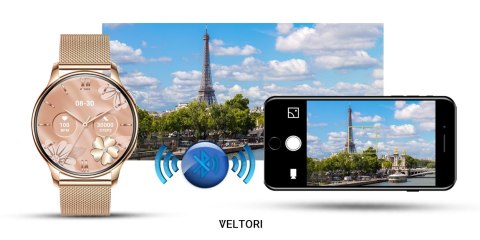 Smartwatch Damski Veltori VT300-1 Złota Bransoleta Smartwatch Damski Veltori VT300-1 Złota Bransoleta