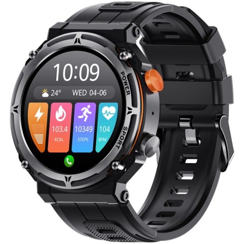 Smartwatch Veltori VT130-1 Czarny Pasek Silikonowy Smartwatch Veltori VT130-1 Czarny Pasek Silikonowy