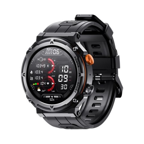 Smartwatch Veltori VT130-1 Czarny Pasek Silikonowy Smartwatch Veltori VT130-1 Czarny Pasek Silikonowy