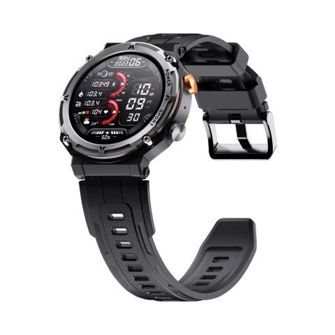 Smartwatch Veltori VT130-1 Czarny Pasek Silikonowy Smartwatch Veltori VT130-1 Czarny Pasek Silikonowy