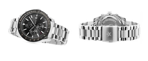 Zegarek Męski Giewont PrimeChrono GW8620-1 Chronograf Silver/Black Zegarek Męski Giewont PrimeChrono GW8620-1 Chronograf Silver/Black