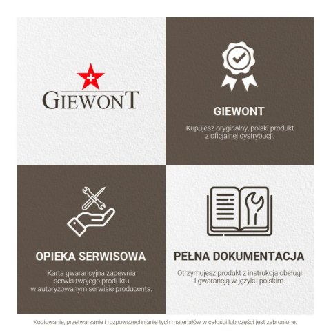 Zegarek Męski Giewont PrimeChrono GW8620-2 Chronograf Silver/Blue Zegarek Męski Giewont PrimeChrono GW8620-2 Chronograf Silver/Blue