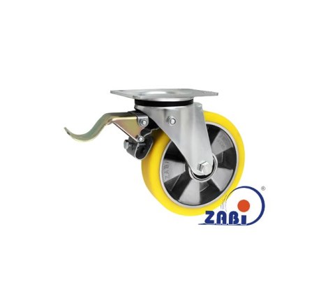KOŁO ALUMINIUM+POLIURETAN 180MM OBUDOWA SKRĘTNA A55PH KOŁO ALUMINIUM+POLIURETAN 180MM OBUDOWA SKRĘTNA A55PH