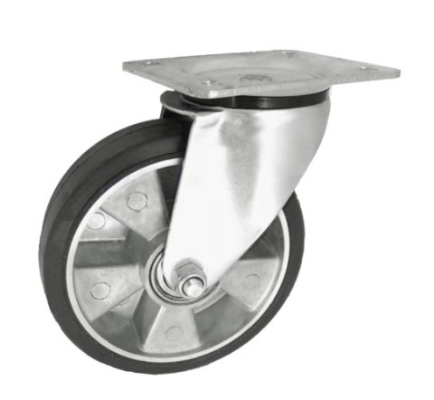 KOŁO ALUMINIUM-GUMA 180MM, OBUDOWA SKRĘTNA A52G KOŁO ALUMINIUM-GUMA 180MM, OBUDOWA SKRĘTNA A52G