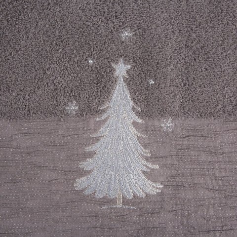 RĘCZNIK ŚWIATECZNY JOY1 70 X 140 CM STALOWY EUROFIRANY RĘCZNIK ŚWIATECZNY JOY1 70 X 140 CM STALOWY EUROFIRANY