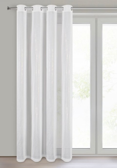 FIRANA GOTOWA MISSY 140 X 250 CM BIAŁY EUROFIRANY FIRANA GOTOWA MISSY 140 X 250 CM BIAŁY EUROFIRANY