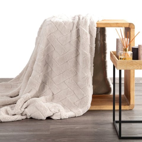 KOC D91 CARO 70 X 160 CM BEŻOWY EUROFIRANY KOC D91 CARO 70 X 160 CM BEŻOWY EUROFIRANY