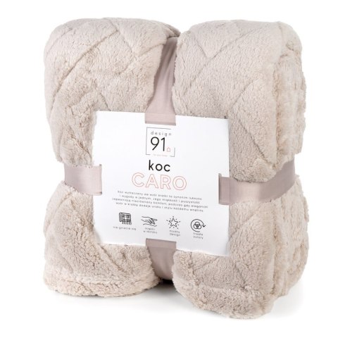 KOC D91 CARO 70 X 160 CM BEŻOWY EUROFIRANY KOC D91 CARO 70 X 160 CM BEŻOWY EUROFIRANY