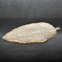 PATERA DEKORACYJNA MOLI 29 X 16 X 3 CM ZŁOTY EUROFIRANY