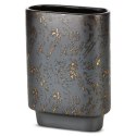 WAZON DEKORACYJNY ARIELA 20 X 10 X 28 CM GRAFITOWY EUROFIRANY