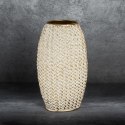 WAZON DEKORACYJNY MOLI 16 X 12 X 27 CM ZŁOTY EUROFIRANY