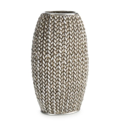 WAZON DEKORACYJNY MOLI 16 X 12 X 27 CM SREBRNY EUROFIRANY WAZON DEKORACYJNY MOLI 16 X 12 X 27 CM SREBRNY EUROFIRANY