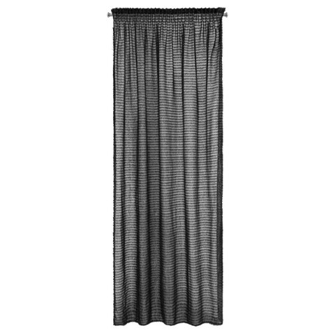 ZASŁONA GOTOWA REINA NA TAŚMIE 135 X 270 CM CZARNY EUROFIRANY ZASŁONA GOTOWA REINA NA TAŚMIE 135 X 270 CM CZARNY EUROFIRANY