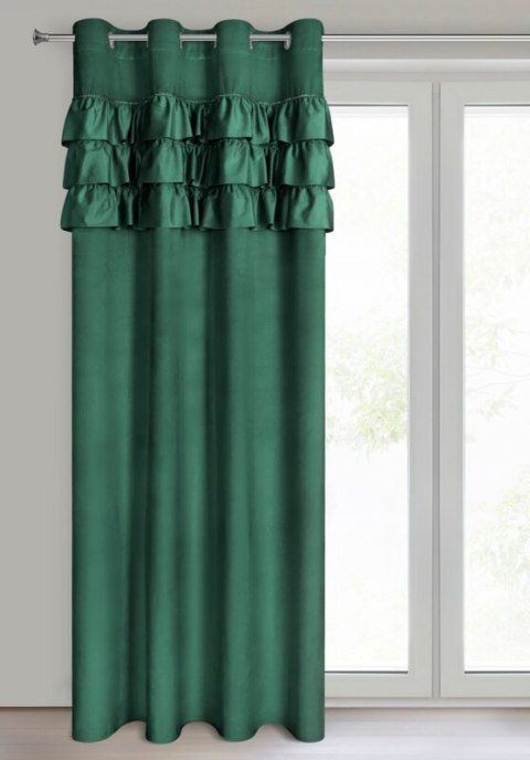 ZASŁONA GOTOWA SAMI 140 X 250 CM CIEMNOZIELONY EUROFIRANY ZASŁONA GOTOWA SAMI 140 X 250 CM CIEMNOZIELONY EUROFIRANY