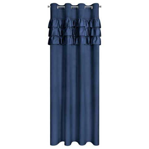 ZASŁONA GOTOWA SAMI 140 X 250 CM GRANATOWY EUROFIRANY ZASŁONA GOTOWA SAMI 140 X 250 CM GRANATOWY EUROFIRANY