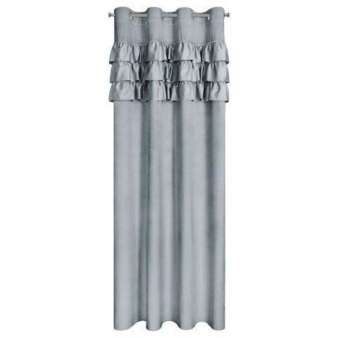 ZASŁONA GOTOWA SAMI 140 X 250 CM SREBRNY EUROFIRANY ZASŁONA GOTOWA SAMI 140 X 250 CM SREBRNY EUROFIRANY