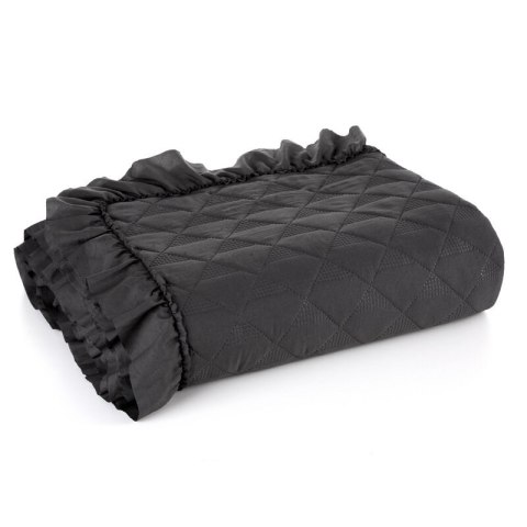 NARZUTA VANESA 170 X 210 CM CZARNY EUROFIRANY NARZUTA VANESA 170 X 210 CM CZARNY EUROFIRANY