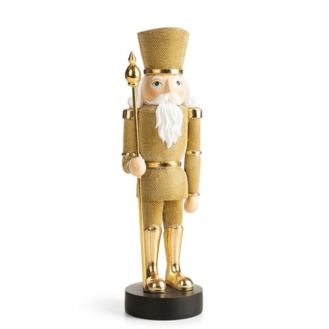 FIGURKA ŚWIATECZNA 198 10 X 10 X 32 CM ZŁOTY EUROFIRANY FIGURKA ŚWIATECZNA 198 10 X 10 X 32 CM ZŁOTY EUROFIRANY