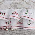 RĘCZNIK ŚWIATECZNY GERDA3 70 X 140 CM BIAŁY EUROFIRANY