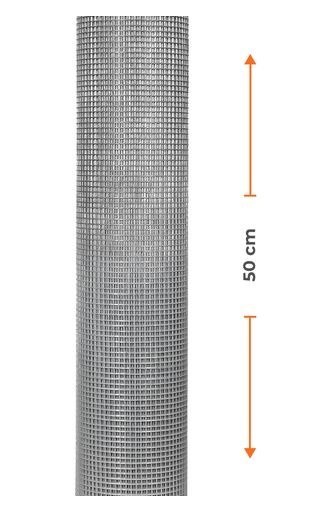 SIATKA ZGRZEWANA OCYNKOWANA 5MB 50CM OCZKO 12.7MM DRUT 0.6MM SIATKA ZGRZEWANA OCYNKOWANA 5MB 50CM OCZKO 12.7MM DRUT 0.6MM