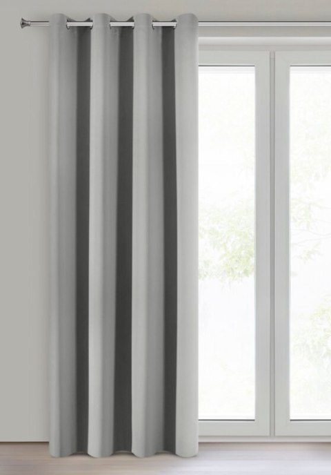 ZASŁONA GOTOWA NERISA 140 X 250 CM SREBRNY EUROFIRANY ZASŁONA GOTOWA NERISA 140 X 250 CM SREBRNY EUROFIRANY