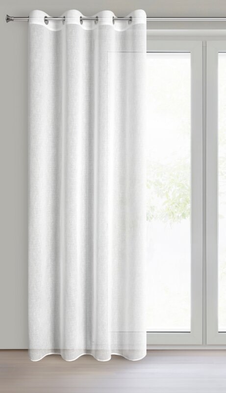 ZASŁONA GOTOWA VESTA 140 X 250 CM BIAŁY EUROFIRANY ZASŁONA GOTOWA VESTA 140 X 250 CM BIAŁY EUROFIRANY