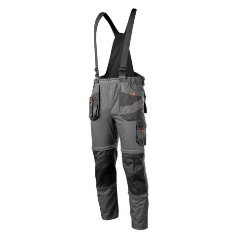 SPODNIE ROBOCZE NA SZELKACH 6W1, ROZMIAR XXXL SPODNIE ROBOCZE NA SZELKACH 6W1, ROZMIAR XXXL